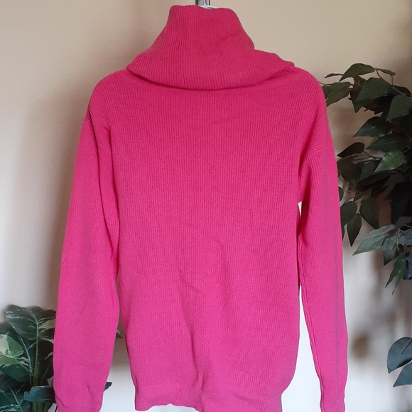 Joe Fresh Cowl Neck Pink Sweater Sz Small - Picture 5 of 7